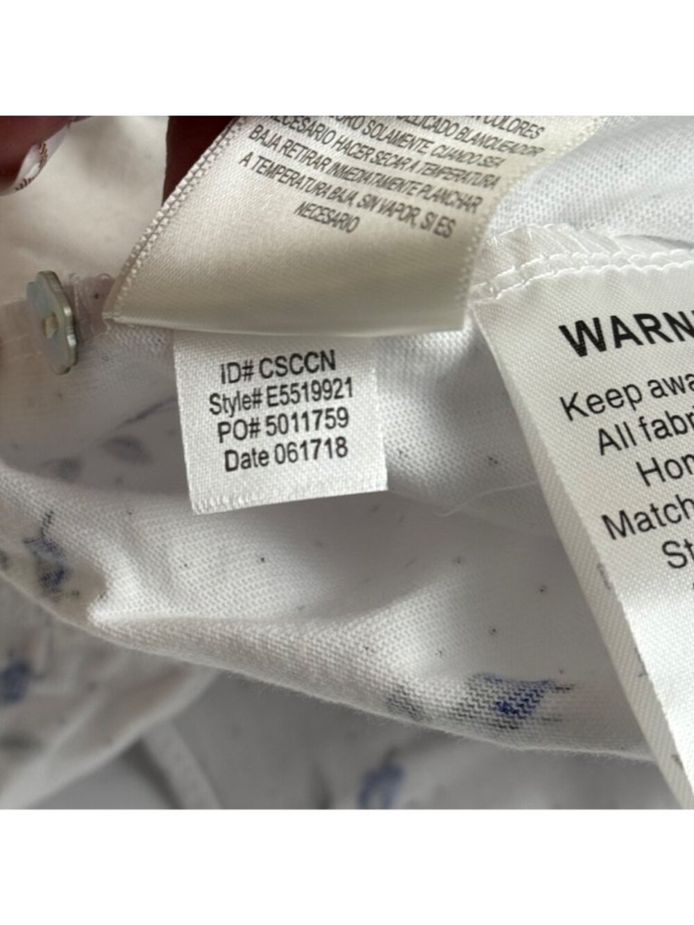 Eileen West NEW Cotton Traditional Nightgown Size Small White Blue Flowers - Picture 13 of 14